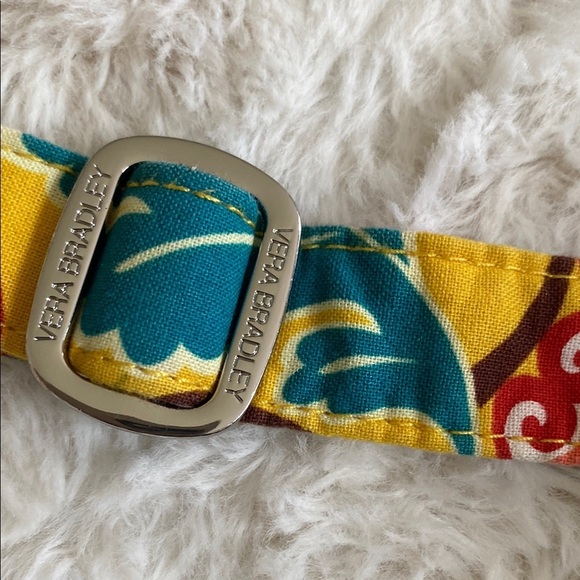 Vera Bradley Vibrant Yellow and Red Crossbody Bag - Picture 12 of 12